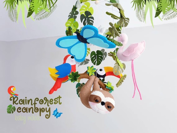 Rainforest baby mobile hotsell