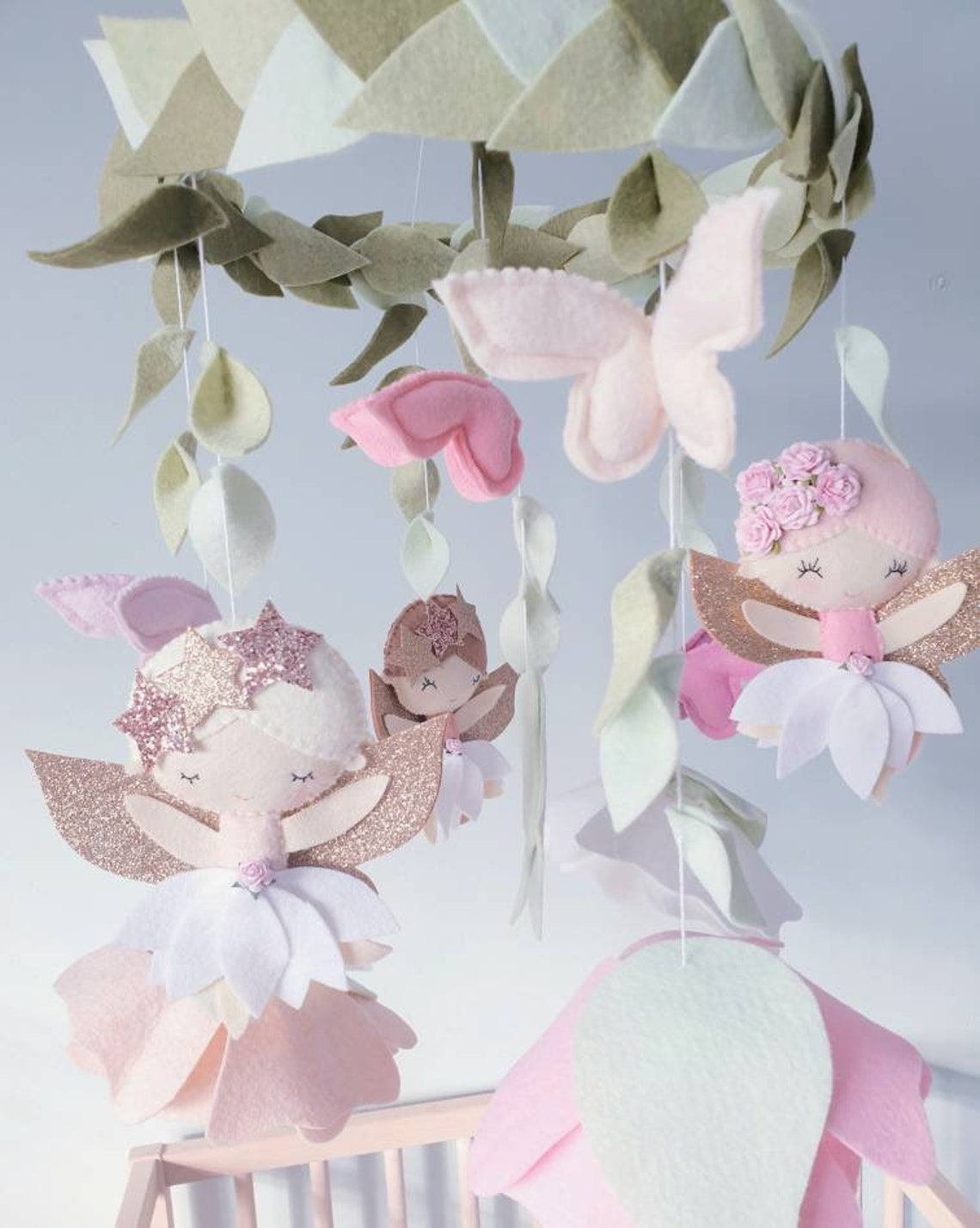 Fairies and Butterflies Baby Mobile Cot Mobile Crib Mobile Etsy
