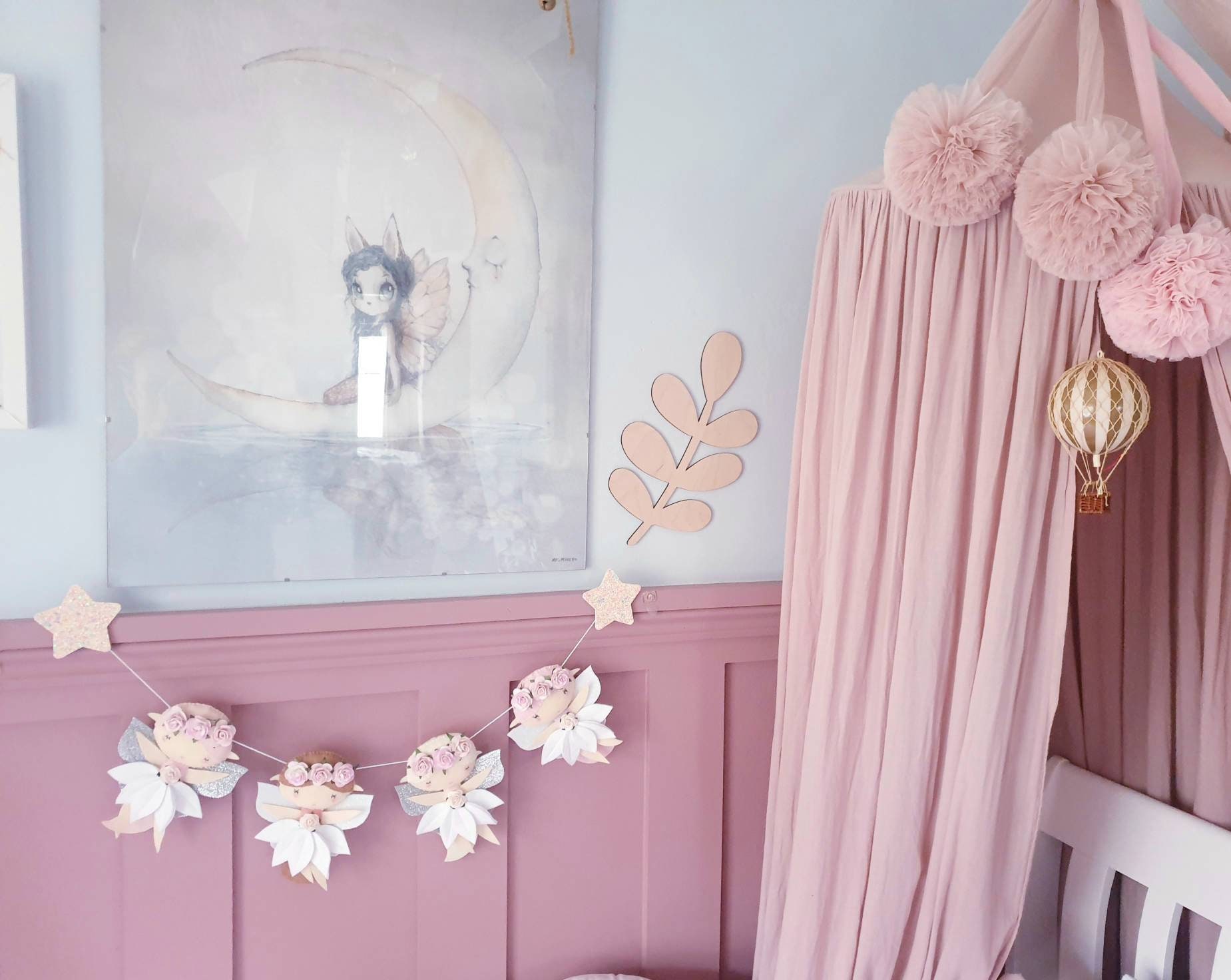 Fairy Garland - Nursery Decor- Kids Room Decor- Felt Garland - Fairy ...