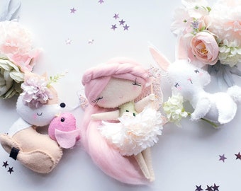 Flower Fairy Garland: Handmade Nursery Decor