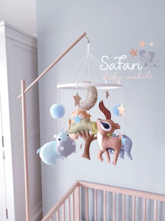 Safari Baby Mobile Safari Nursery Crib Mobile Cot Mobile Etsy Singapore