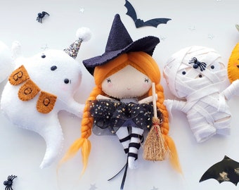 Halloween Garland – Witch & Spooky Nursery Decor (70cm)