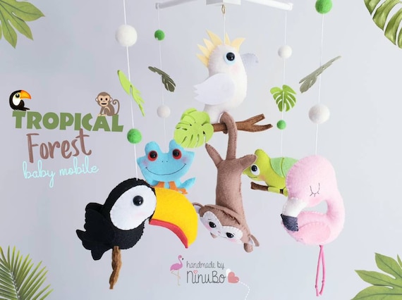 tropical crib mobile