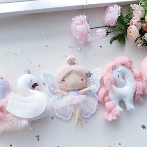 Princess Fairy Garland - Unicorn Garland- Nursery Decor- Nursery Garland- Kids Room Decor