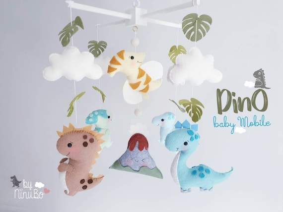 dinosaur cot mobile
