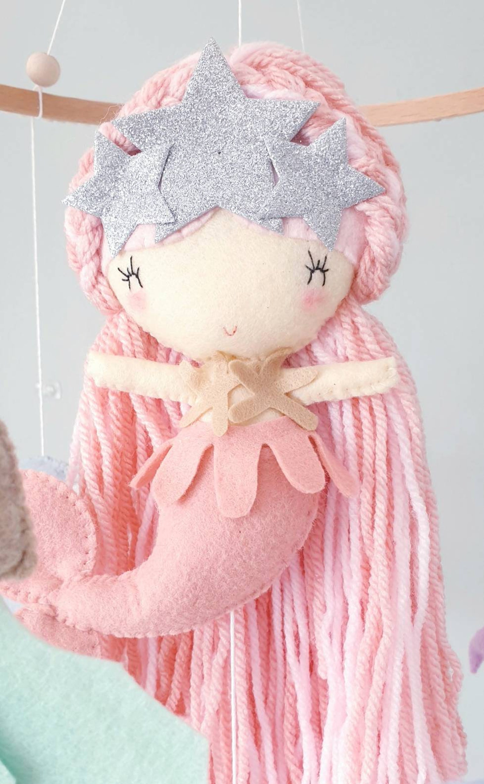 Dreaming of Mermaids Baby Mobile Crib Mobile Cot Mobile Etsy