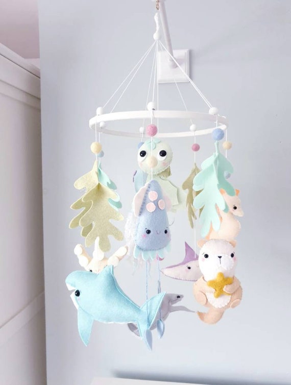 Ocean Adventure Baby Mobile Sealife Mobile Sea Creatures Mobile