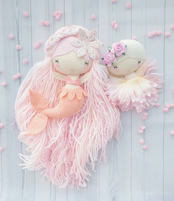 Mermaid plush cheap doll australia