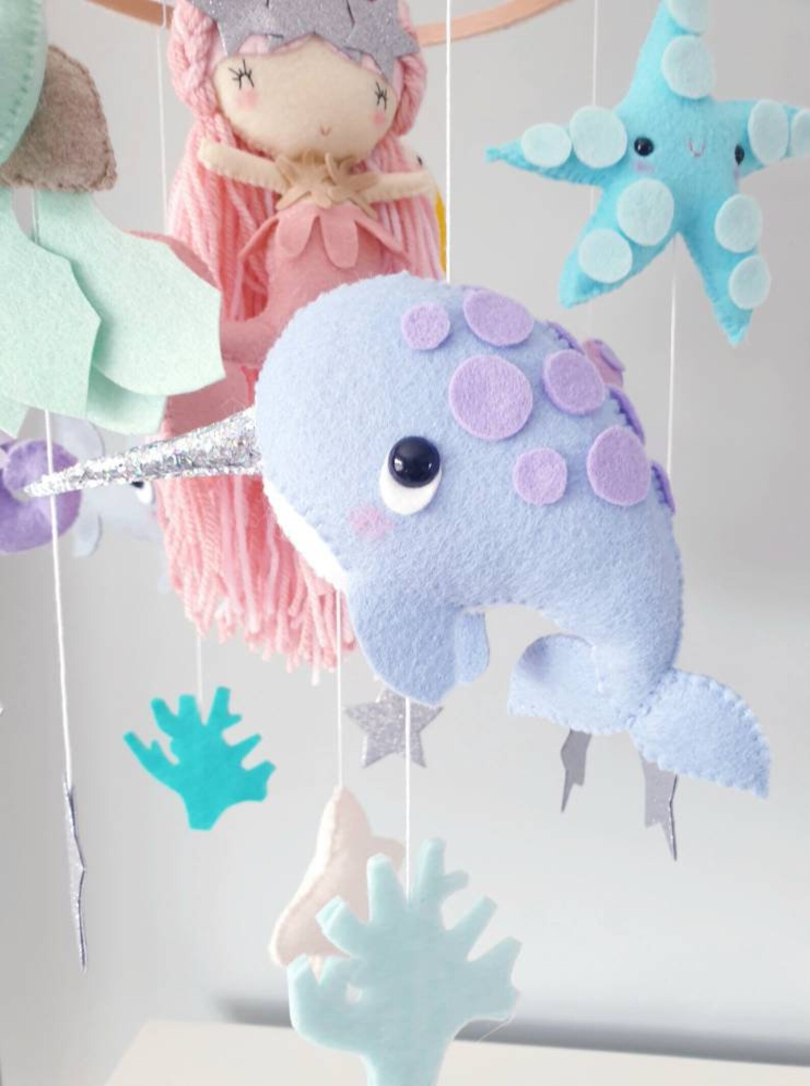 Dreaming of Mermaids Baby Mobile Crib Mobile Cot Mobile Etsy