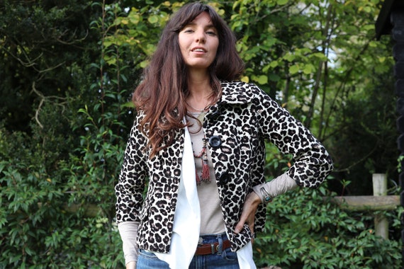 Vintage Leopard Print Cropped Swing Jacket Animal Print Coat - Etsy Australia Vintage Leopard Print Cropped Swing Jacket Animal Print Coat - Etsy Australia