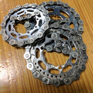 Bottle Opener Handmade from Recycle Bicycle chain and cogs image 3