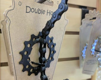 Bicycle chain wall hook Matte Black