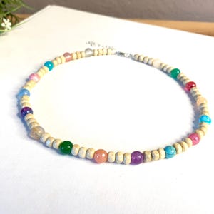 Unisex Wood Bead Necklace – Handmade Wooden Jewelry