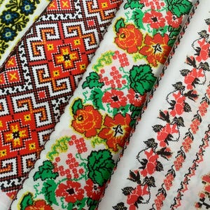 Ukrainian Folk Towel Rushnik 2*0.35m, Traditional Wedding Towel, Ritual Rushnyk for Weddings and Easter