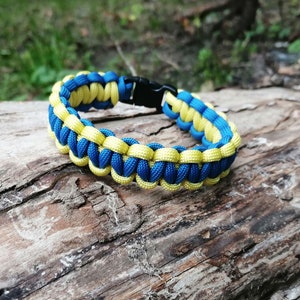 Ukrainian bracelet, Paracord bracelet custom, Ukraine Flag Bracelet, Ukraine Jewelry, Blue Yellow Bracelet, Ukraine gift