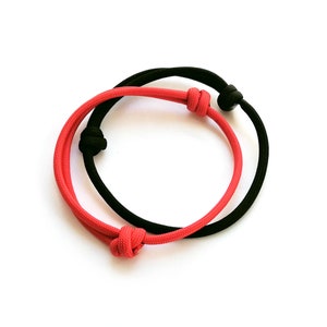 Simple Paracord Bracelet, Minimalist Adjustable Bracelet, paracord bracelet for men or women, couples bracelet, friendship bracelet