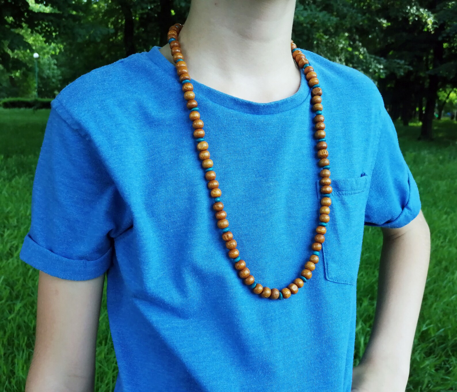 Collier pour enfants pour garçons Collier perlé pour Etsy