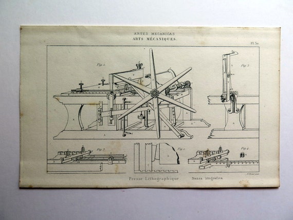 Litho on sale press machine