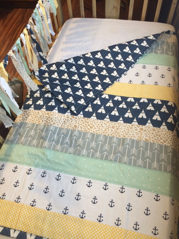 Peter Pan Inspired Quilt Set Crib Bedding Image 0
