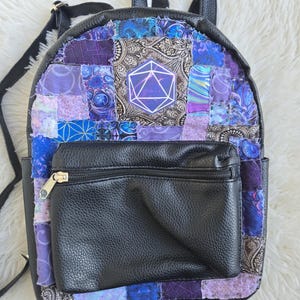 Odesza Festival Mini Patchwork Backpack Bag One Of a Kind