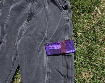 Pantalones cargo Patchwork Festival Talla grande 8-10 solamente 1/1