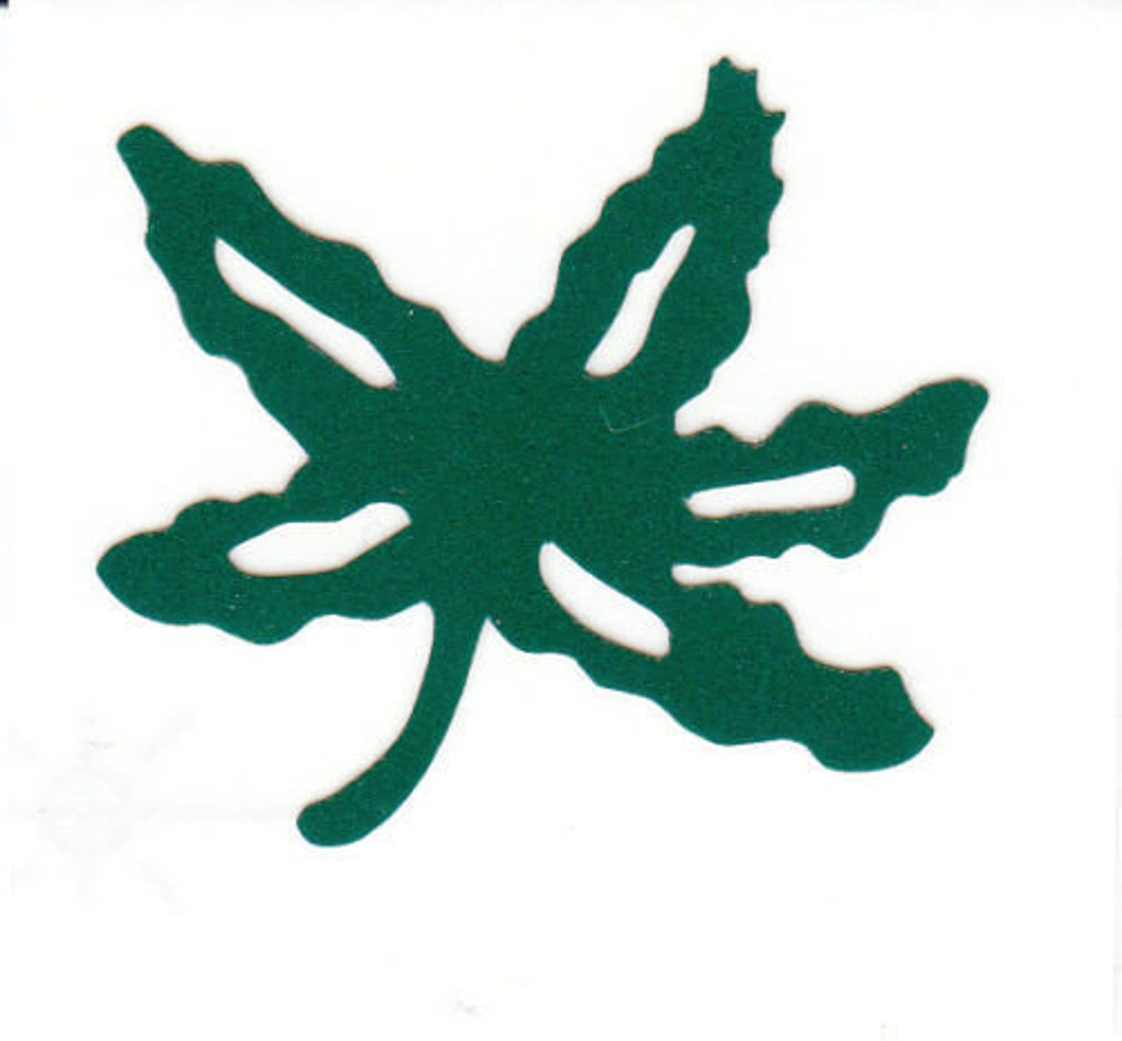 Reflective Ohio State Buckeye Leaf Fire Helmet Decal Sticker Etsy