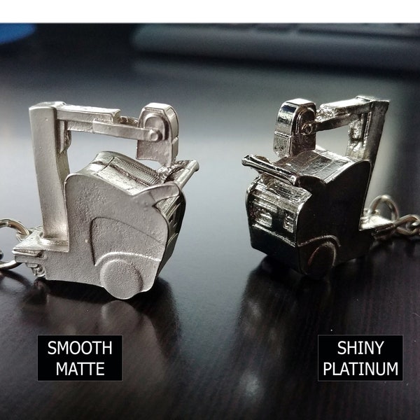 Portable X-Ray 3D Metal Alloy Keychain Novelty