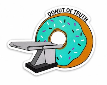 CT Sticker - Donut of Truth - FREE SHIPPING in stamped envelope. If ordering more than 3 please do separate orders for the free shipping.