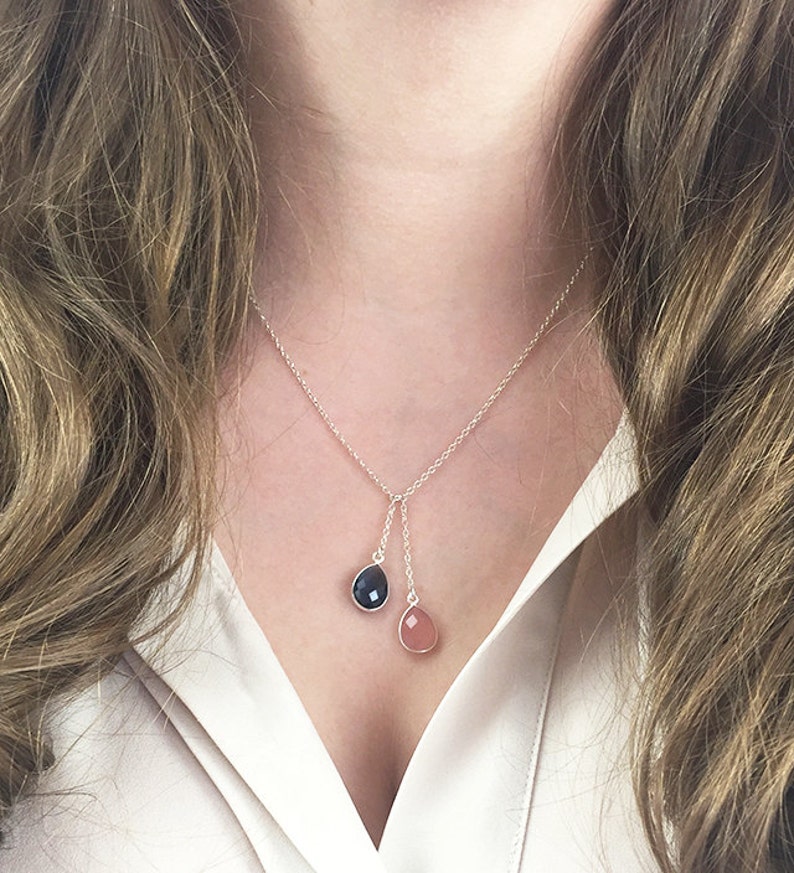 Collier de pierre de naissance personnalisé pour maman Fête - Etsy France