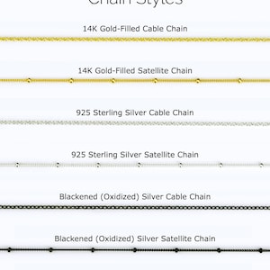 ADD ON Extra length to any necklace, Sterling Silver or 14K Gold Filled chain, satellite chain, cable chain, oxidized silver chain black