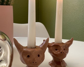 Ceramic Candle Holder Set