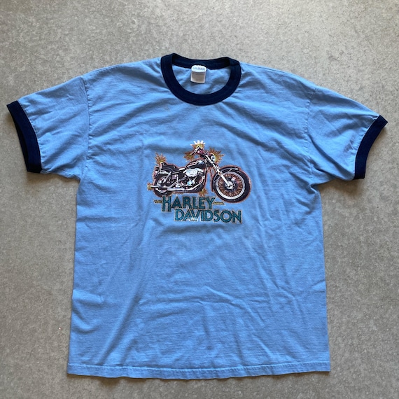 70s t-shirt harley vintage - Gem 70s t-shirt harley vintage - Gem