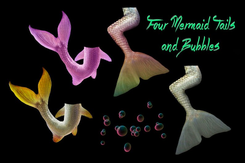 Mermaid Tail Overlays Etsy