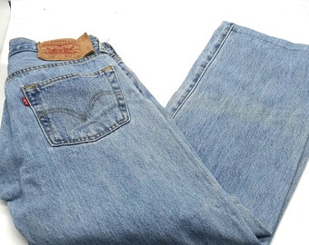 Levis 501 XX Jeans Size 30 x 24 Inseam Button Fly Regular Fit Straight Leg WPL-423 Vintage