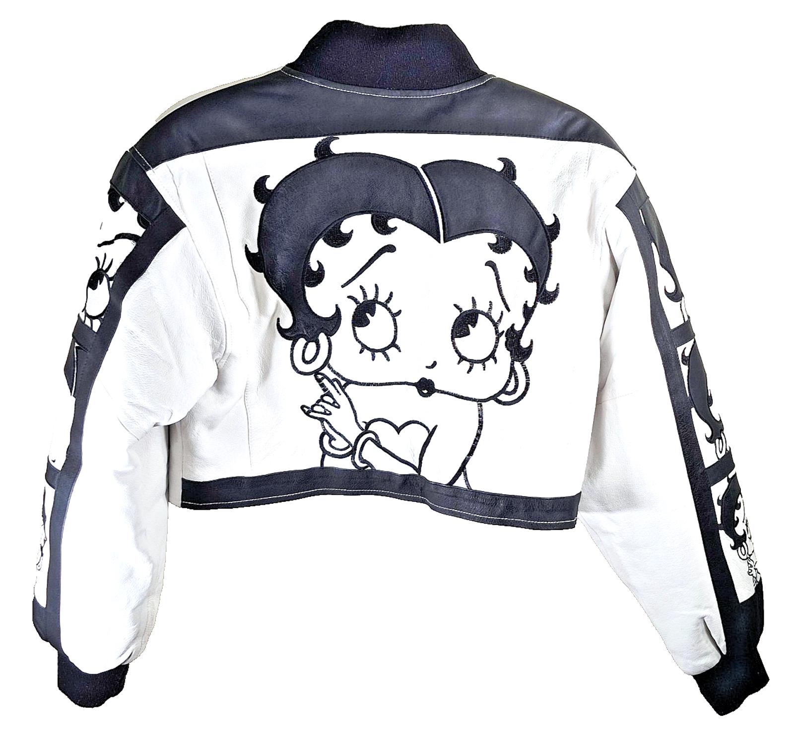 Betty Boop American Toons Leather Jacket - Etsy