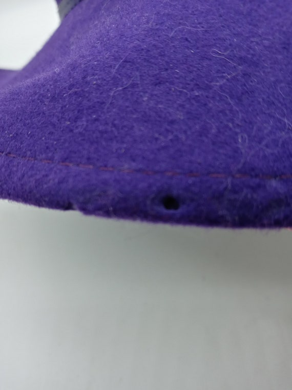 VTG Michael Howard Cowgirl Hat Purple Sequin Dese… - image 6