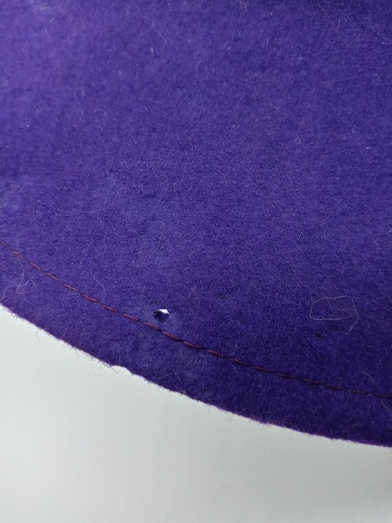 VTG Michael Howard Cowgirl Hat Purple Sequin Dese… - image 7