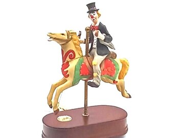 1992 J. J. Jones Authentic Musical Carousel Horse By Wedemeyer Tested Works