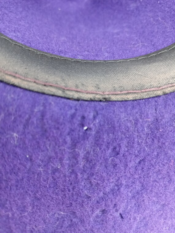 VTG Michael Howard Cowgirl Hat Purple Sequin Dese… - image 10