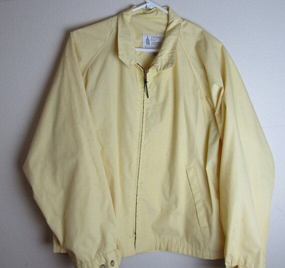 London Fog by Reeves Zip Jacket Yellow 