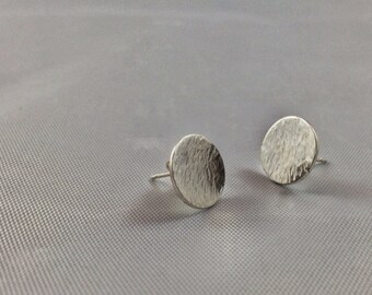 Circle earrings in Sterling silver - two sizes available