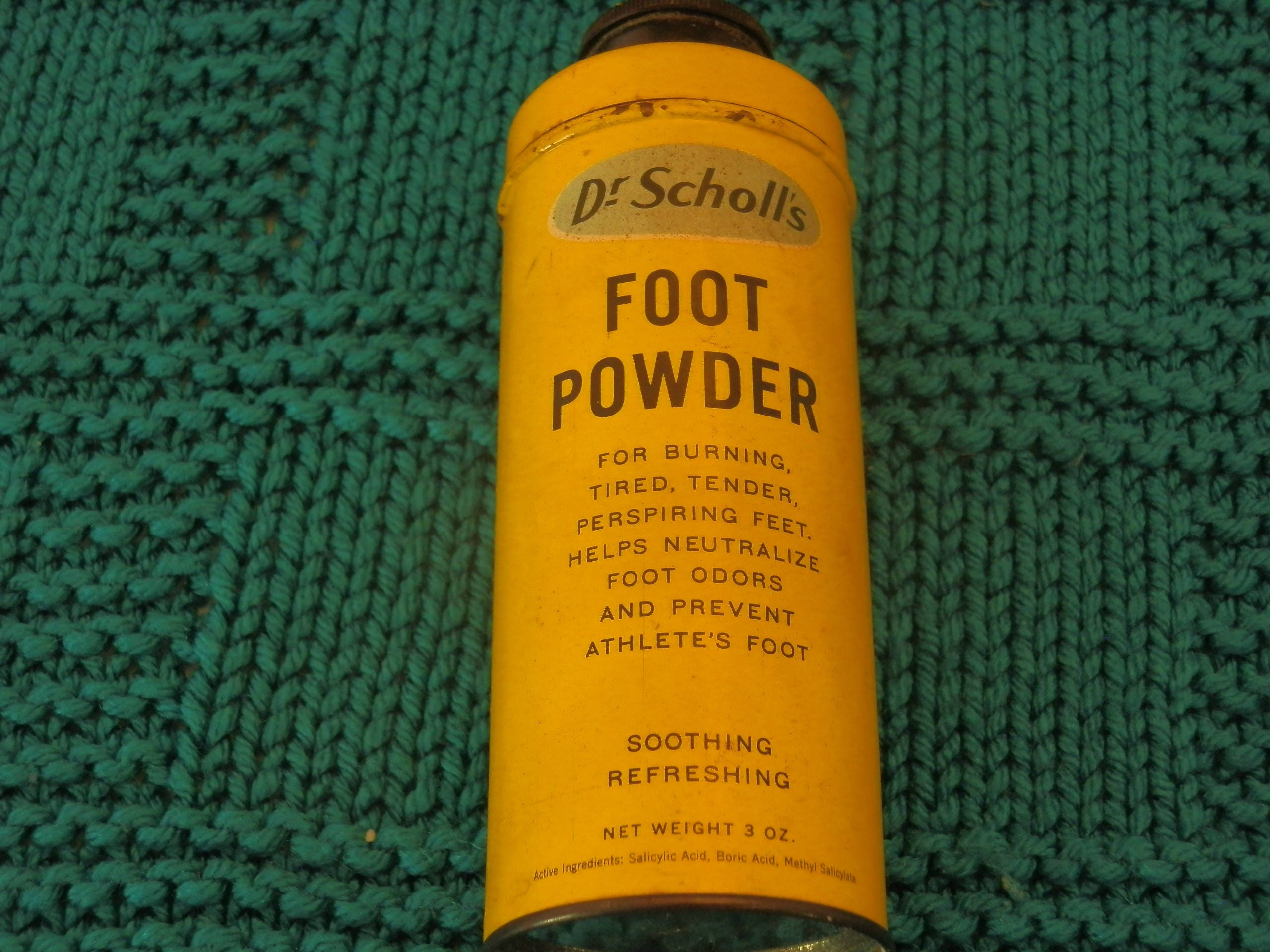 Dr. Scholl's Foot Powder Tin CanDated 1948 Etsy