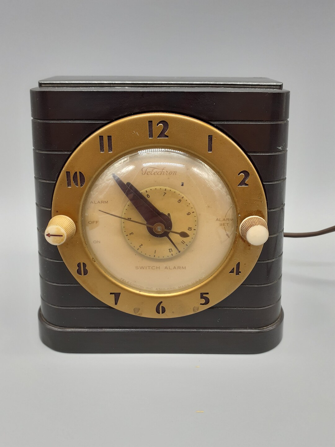 Telechron Clock With Household Timer 1940s Etsy