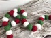 Muted Holiday - 2cm Felt Ball Garland or Loose Pack - Pom Pom - FREE SHIPPING on 16 USA | Bunting | Christmas Garland  Holiday Garland 