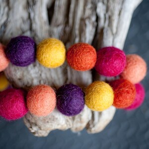 Fall Jewels - 2cm Felt Ball Garland or Loose Pack - Pom Pom - Bunting | Harvest | Autumn | Thanksgiving
