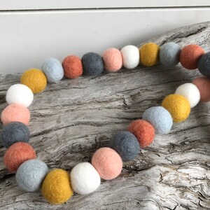 First Frost - Halloween | Autumn | Thanksgiving, 2cm Felt Ball Garland or Loose Pack - Pom Pom - | Bunting