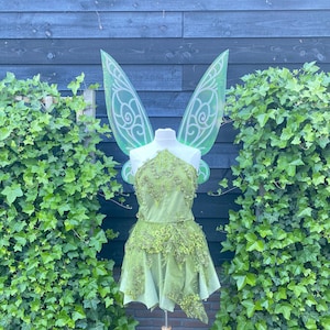 Tinkerbell Silvermist Vollmetall Fee Flügel Cosplay Fantasy