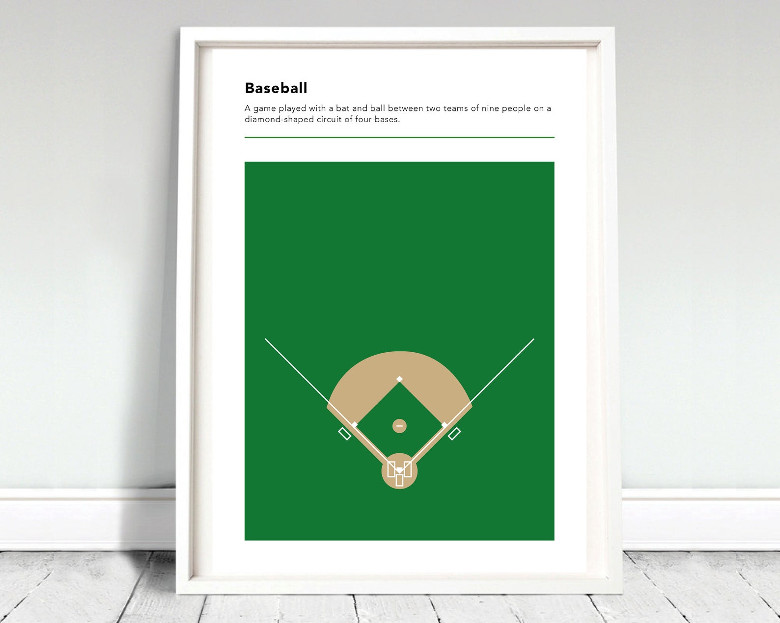 Baseball Definition Poster / Baseball Print / Baseball / Etsy UK