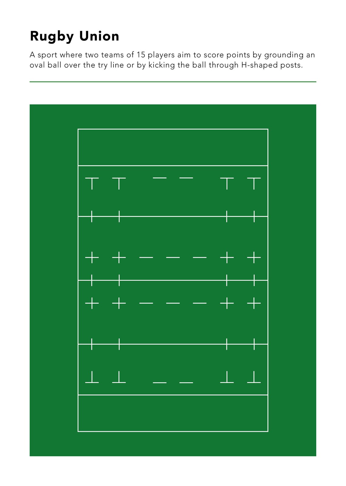 Rugby Definition Poster / Rugby Print / Rugby Pitch / Try Line Etsy UK