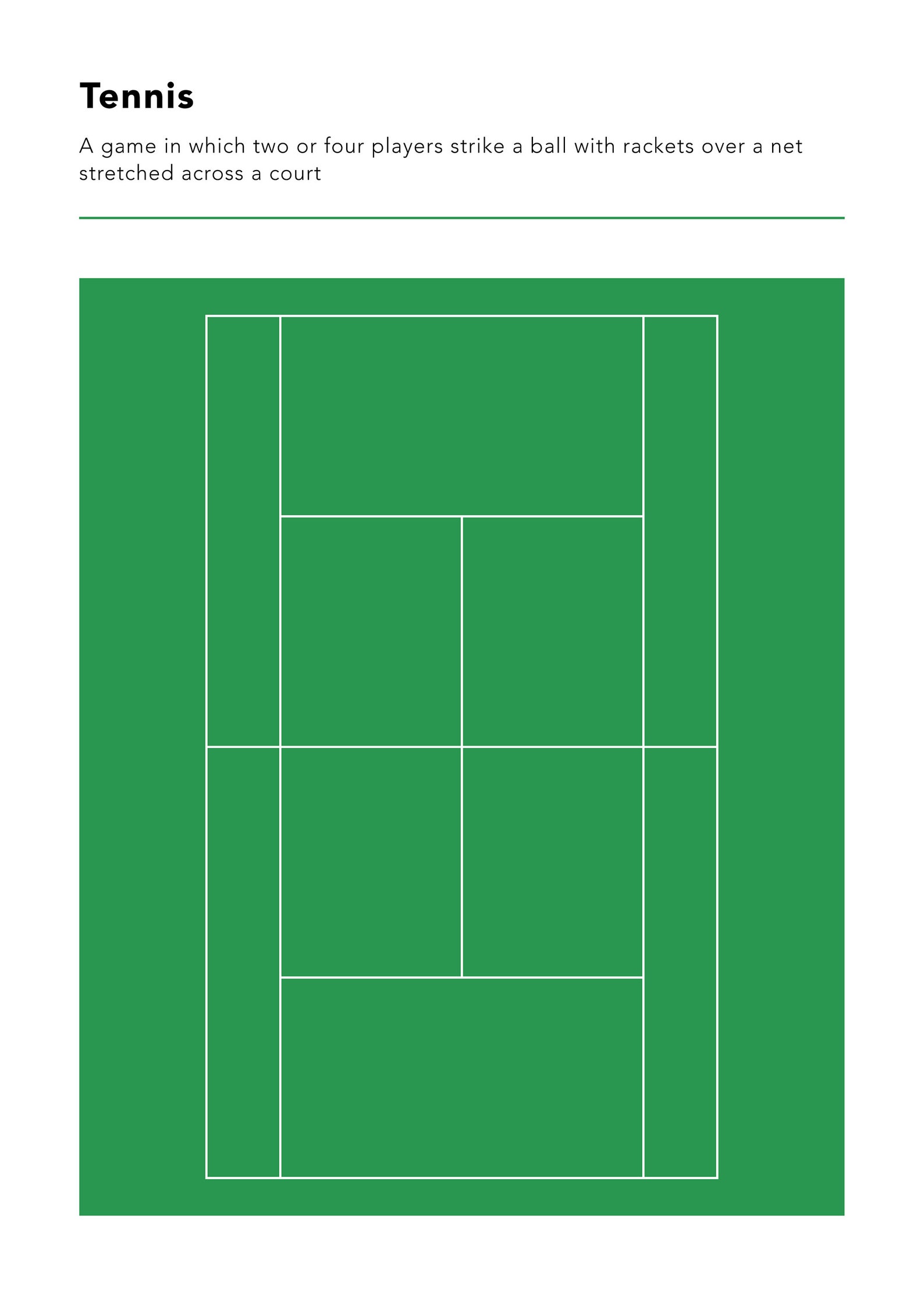 Tennis Definition Poster / Tennis Print / Wimbledon Poster / Etsy
